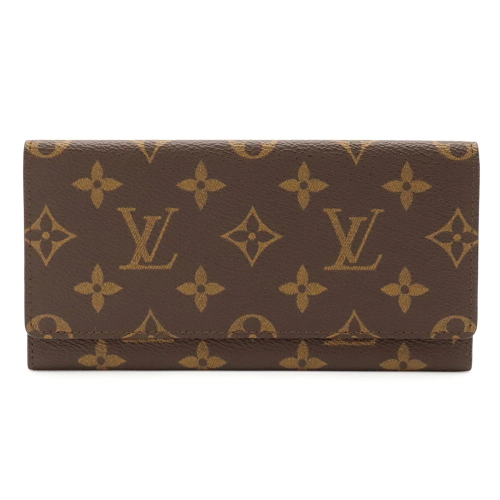 LOUIS VUITTON Louis Vuitton Monogram Porte Yen Bi-fold Long Wallet (for Japan...